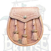 Day Sporran STM – Khaki Pig Skin by BattleOfKilts